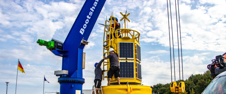 JM-DB-2600 Aufbau an Kaikante