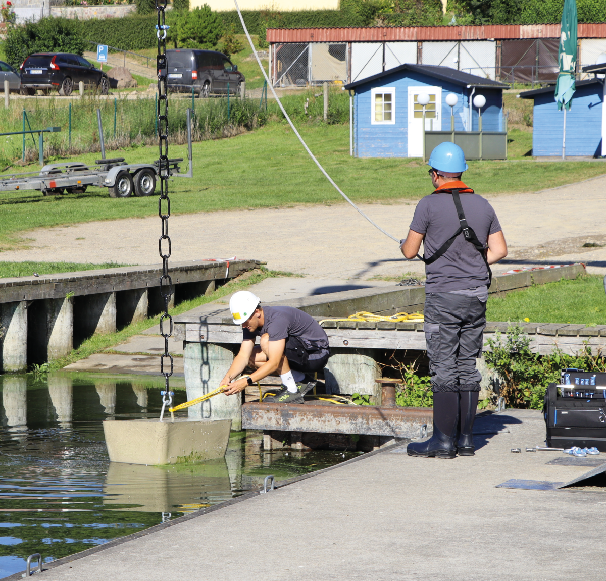 Ankerstein Anwendung