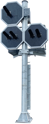 Einfahrtssignalmast Hindrik