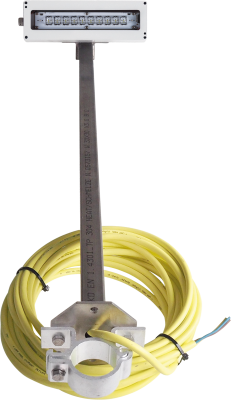 LED-Anstrahlleuchte UAL-2-12VDC weiß mit Halterung und Kabel